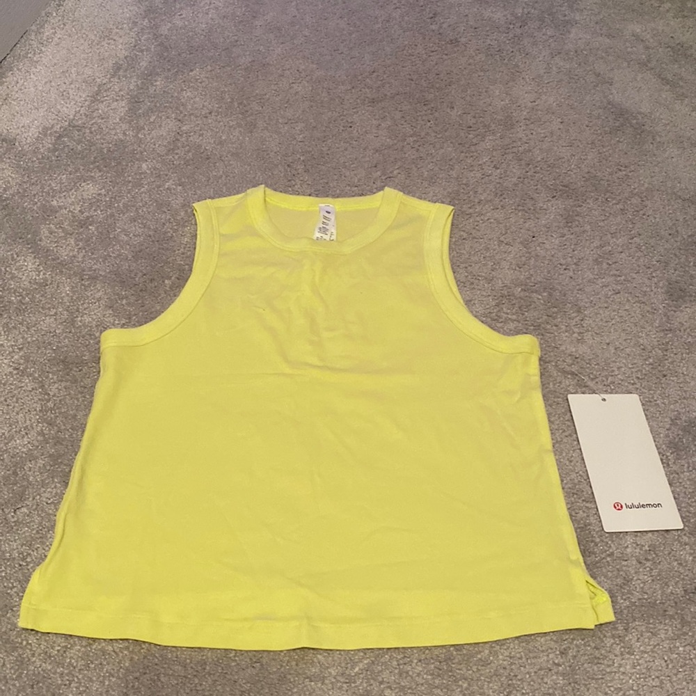 Lululemon Classic-Fit cotton blend tank